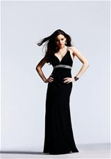 2012 Faviana Prom Dresses 6718.  Available in Black/Silver, Cranberry, White/Silver